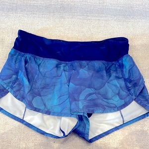 Blue Lululemon Size 2 Shorts